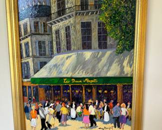 Original oil painting by Guy Buffet 19" w x 23.5" t