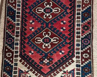 Hand-tied rug Persian 54" x 28"