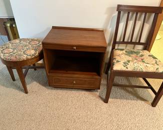 John Smyth mid-century nightstand; matches two dressers