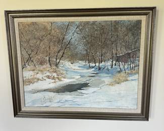 Jacqui Blatchford original oil painting 35" w x 33"