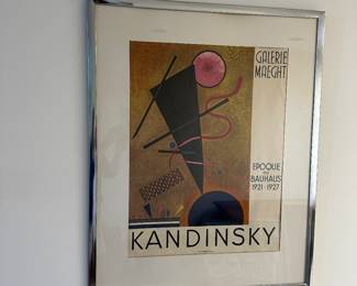 Kandinsky Gallery Lithograph 31.5" w x 39" t
