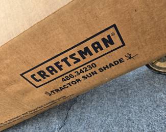 Craftsman tractor sun shade