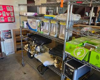 Eagle Commercial Shelving on wheels