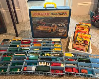 Collection of vintage matchbox cars