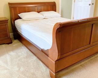 QUEEN SLEIGH BED FRAME - STURDY AND HEAVY