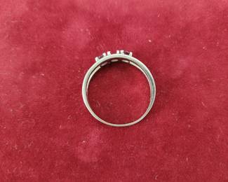 Lot 4f | 10K White Gold Ring With Rubies
