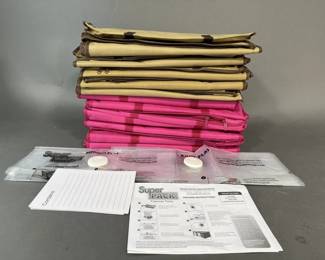 Lot 57 | 11 Superpack Canvas Totes & Extra Vacuum Bags
