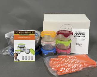 Lot 119 | Pressure Cooker, Mixing Bowls & More
