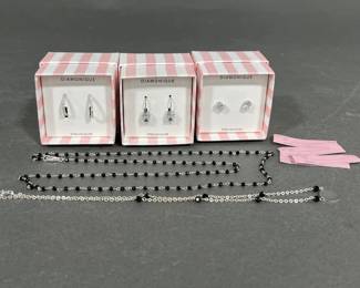 Lot 152 | Sterling Silver 3 Earrings, Necklace & Bracelet
