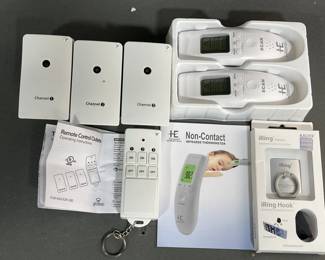 Lot 168 | Remote Control Outlets, Thermometer & iRing
