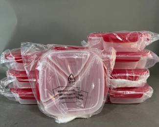 Lot 27 | 8 Lid Lock Divided Plastic Containers New
