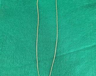 Lot 4p | 14K Gold Chain With Jade Pendant
