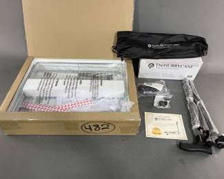 Lot 248 | Sliding Metal Drawer & All Terrain Folding Cane
