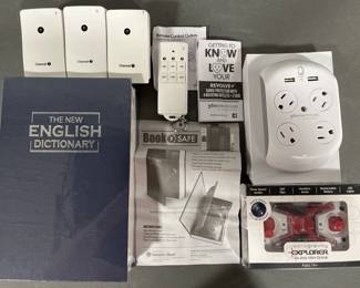 Lot 174 | Mini Drone Book Safe & Outlets w/Remote & USB
