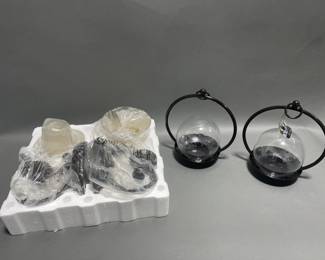 Lot 76 | Battery Operated Wall Sconces and Garden Decor
