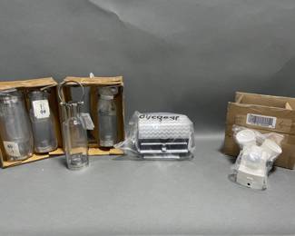 Lot 132 | Tea Light Holders and Outdoor LED Light
