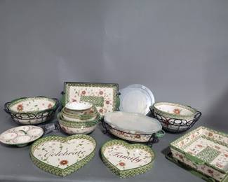 Lot 210 | Temp-tations Ovenware & Serving Set
