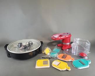 Lot 68 | Ceramic Skillet & Electric Slicer + Dicer
