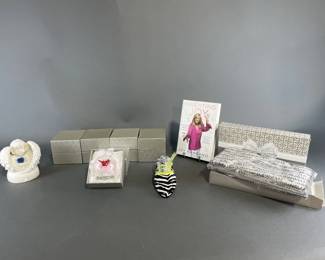 Lot 154 | Lighted Ornaments and Contents of Table
