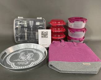 Lot 207 | KitchenAid Hand Mixer, LocknLock Sets & Tray
