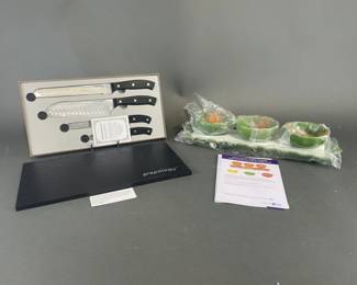 Lot 33 | 4 Piece Knife Set and Ceramic Prep Set
