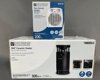 Lot 267 | Utility Fan-Forced & 360 Degree Ceramic Heater
