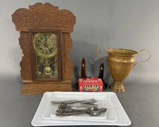 Lot 252 | New Haven Clock Company, Naval Pin & More
