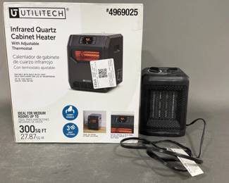 Lot 272 | Utilitech Infrared Quartz & Mini Ceramic Heater
