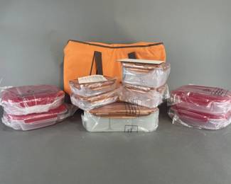 Lot 20 | Food Storage Containers and Cooler
