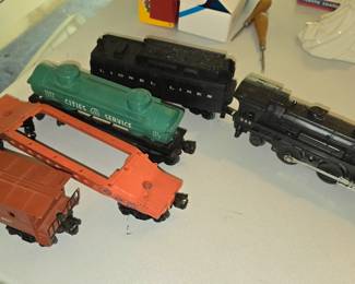 Vintage Lionel toy train set