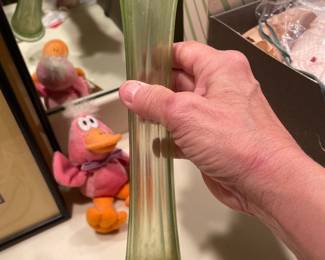 Vintage and dirty. Lol. Will clean up