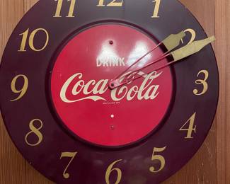 Retro Coke clock. Rare find 