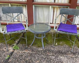 Iron outdoor furniture 