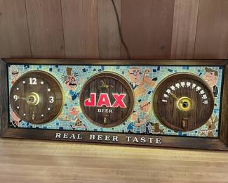 1960’s JAX beer   From their uncles old sandwich shop on 6th street. In good condition 
