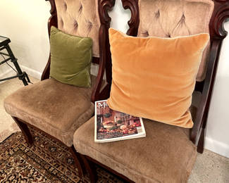 Pair of Victorian chairs 