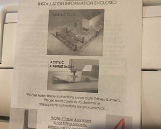 Sew Steady Table and detachable cabinet