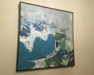 Large original coastal painting