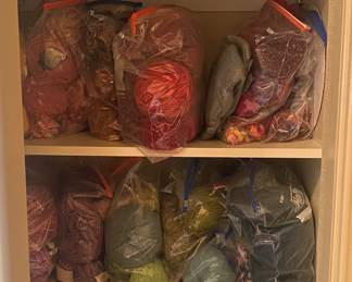 Hand Spun and dyed yarns