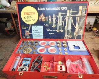 ERECTOR SETS OVER 15 BOXES OF ERECTOR SETS IN ORIGINAL BOXES