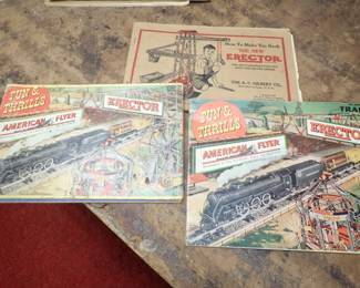 ERECTOR SETS OVER 15 BOXES OF ERECTOR SETS IN ORIGINAL BOXES