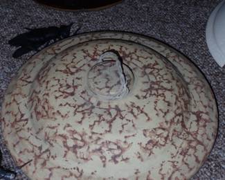 ASSORTED ANTIQUES A FULL ROOM TO UNPACK & CROCKS - REDWING - BEE HIVE - ETC