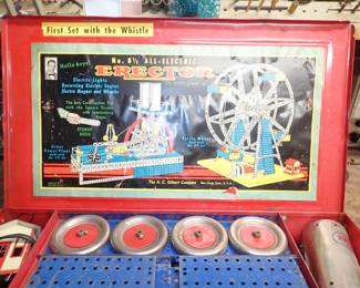 ERECTOR SETS OVER 15 BOXES OF ERECTOR SETS IN ORIGINAL BOXES