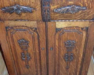 ANTIQUE SEWING CABINET