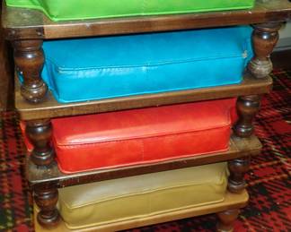 MCM STACKING FOOT STOOLS