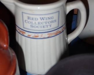 ASSORTED ANTIQUES A FULL ROOM TO UNPACK & CROCKS - REDWING - BEE HIVE - ETC