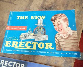 ERECTOR SETS OVER 15 BOXES OF ERECTOR SETS IN ORIGINAL BOXES