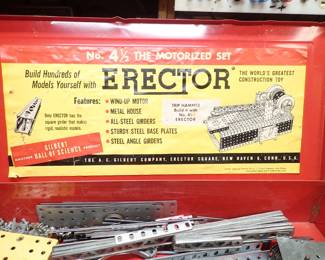 ERECTOR SETS OVER 15 BOXES OF ERECTOR SETS IN ORIGINAL BOXES