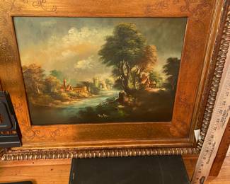 Von Ros 19th century. Painting early 20th century. 