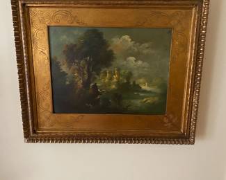 Von Ros 19th century. Painting early 20th century. 