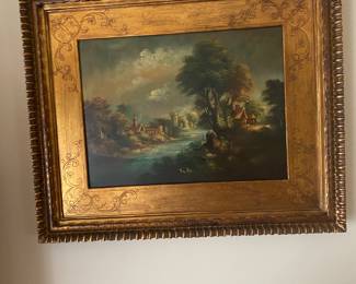 Von Ros 19th century. Painting early 20th century. 